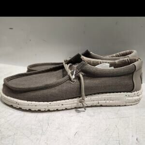 Hey Dude Men’s 8 Wally Stretch Canvas Brown Boots Shoes